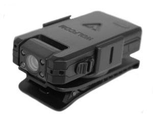 wolfcom vision body camera on rotatable clip