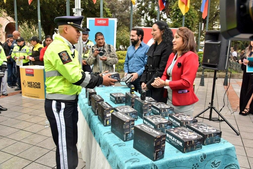 Alcaldía de Cuenca in Ecuador has purchased 50 WOLFCOM 3rd eye body cameras