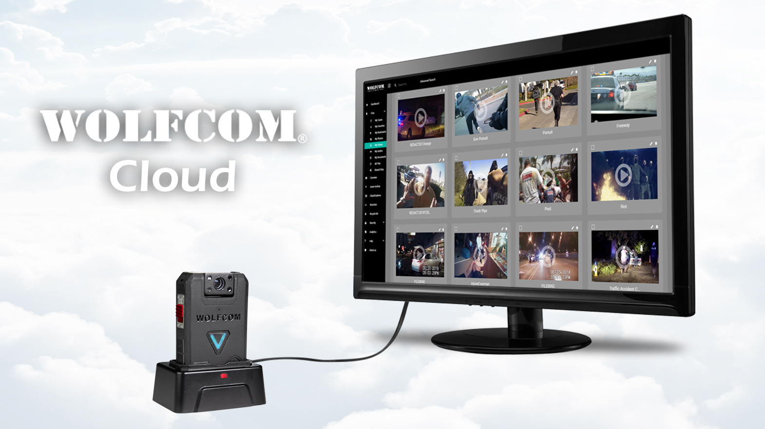 the wolfcom cloud evidence management system is absolutely free for 30 days!